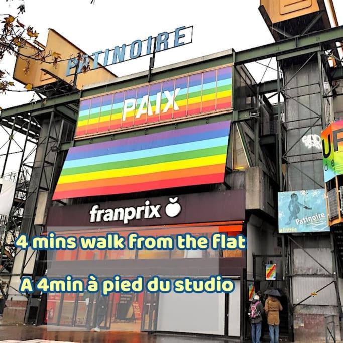 Bright Small Studio Paris Saint Ouen Exterior foto